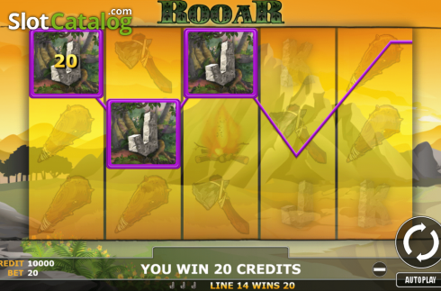 Win Screen 1. Rooar slot