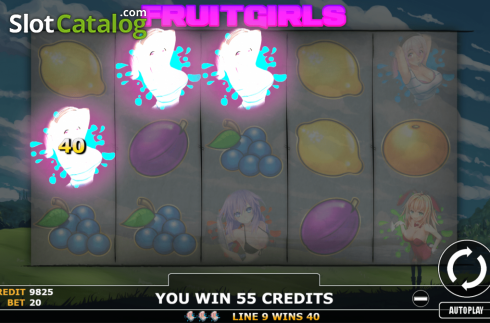 Win Screen 2. Fruit Game slot