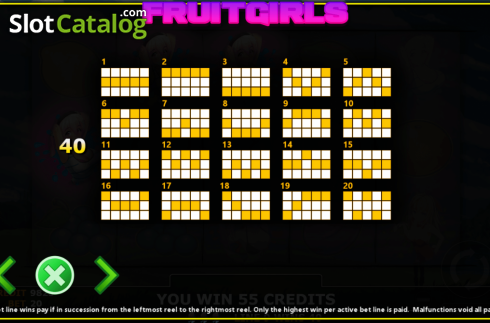 Bildschirm7. Fruit Game slot