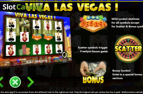 Ecran5. Viva Las Vegas (Fils Game) slot