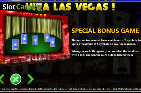 Bildschirm6. Viva Las Vegas (Fils Game) slot