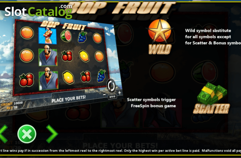 Bildschirm5. Bop Fruit slot