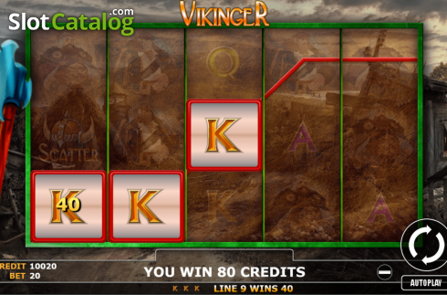 Win Screen 1. Vikinger slot