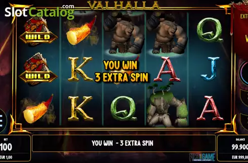Win Screen 3. Valhalla (Fils Game) slot