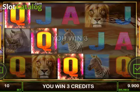 Ekran3. Lucky Jungle (Fils Game) yuvası