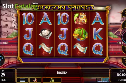 Bildschirm2. Dragon Spring slot