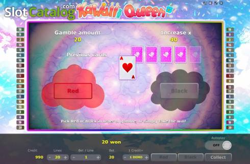 Gamble. Kawaii Queen slot