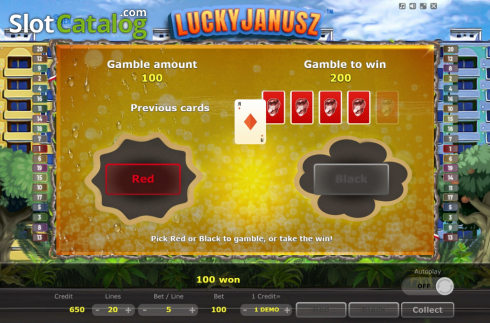 Gamble. Lucky Janusz slot