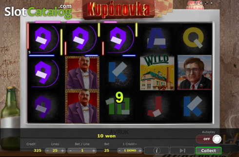 Win Screen . Kuponovka slot