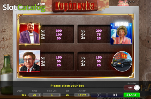 画面9. Kuponovka カジノスロット