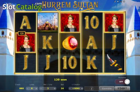 Win screen 2. Hurrem Sultan slot