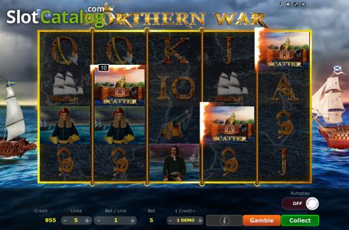 Win screen 2. Northern War slot