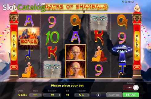 Reels Screen 3. Gates of Shambala slot