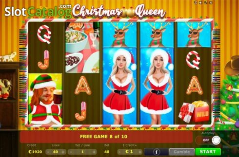 Screen 5. Christmas Queen slot