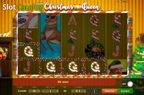 Screen 6. Christmas Queen slot