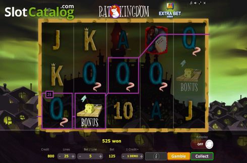 Win screen 2. Rat Kingdom slot