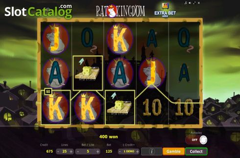 Win screen 3. Rat Kingdom slot
