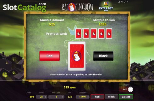 Risk Game Screen. Rat Kingdom slot
