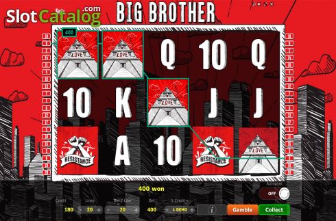 Win screen. Big Brother slot