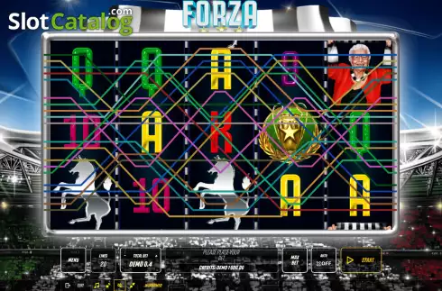 画面2. Forza カジノスロット