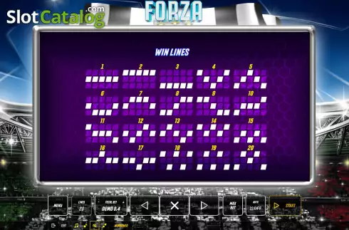 画面9. Forza カジノスロット