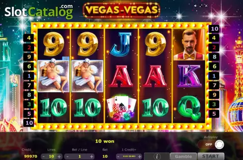 Win screen 2. Vegas-Vegas slot