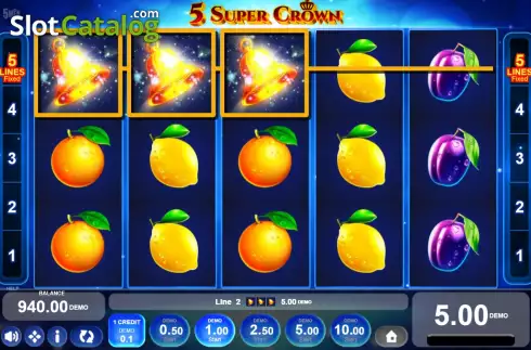 画面4. 5 Super Crown カジノスロット
