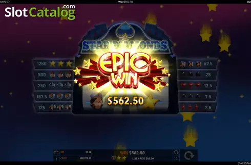 Epic Win. Star Diamonds slot
