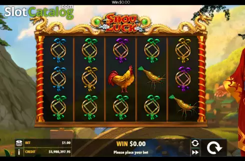 Game screen. Shou Luck slot