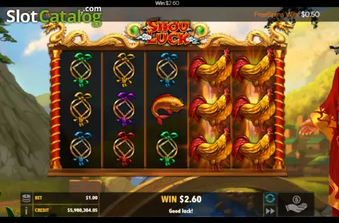 Bildschirm7. Shou Luck slot