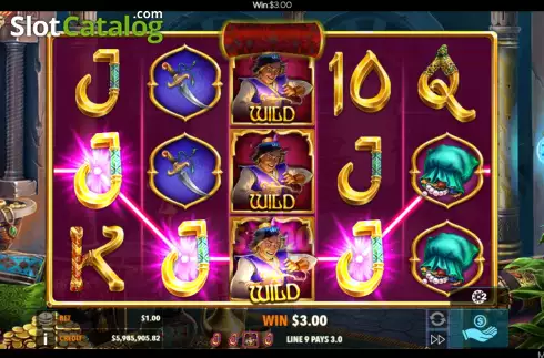Win screen. Millionaire Super Wins slot