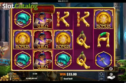 Bonus Game screen. Millionaire Super Wins slot