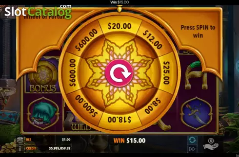 Bonus Game screen 2. Millionaire Super Wins slot