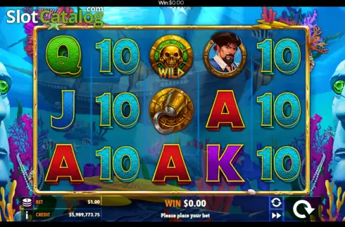 Game screen. Lucky Plunder slot
