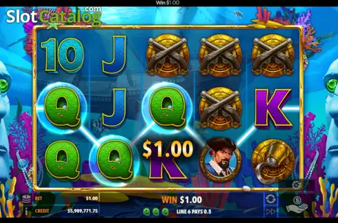 Win screen. Lucky Plunder slot