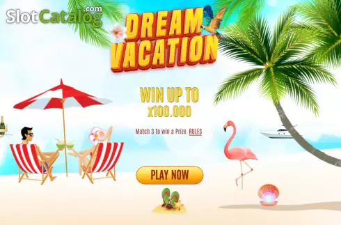 Start Game screen. Dream Vacation slot