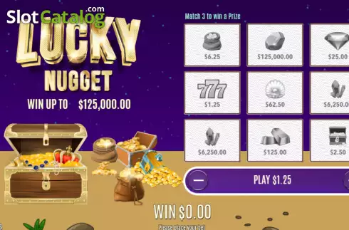 Game screen 3. Lucky Nugget slot