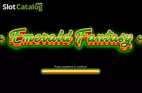 Start Game screen. Emerald Fantasy Scratch Card slot