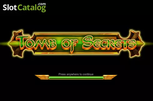 Start Game screen. Tomb of Secrets slot