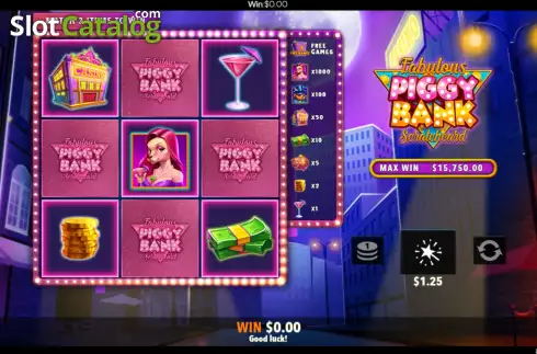 Game screen 3. Fabulous Piggy Bank Scratch Card slot