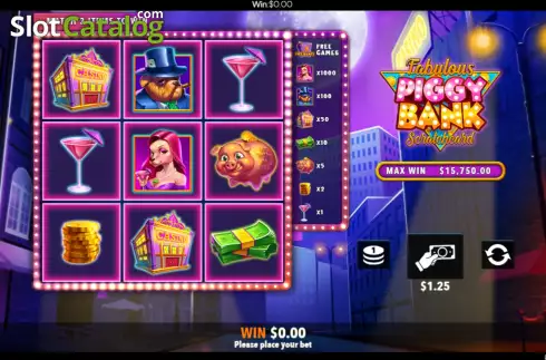 Game screen 4. Fabulous Piggy Bank Scratch Card slot