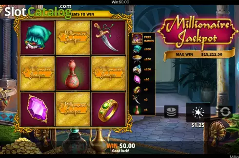 Game screen 3. Millionaire Jackpot slot