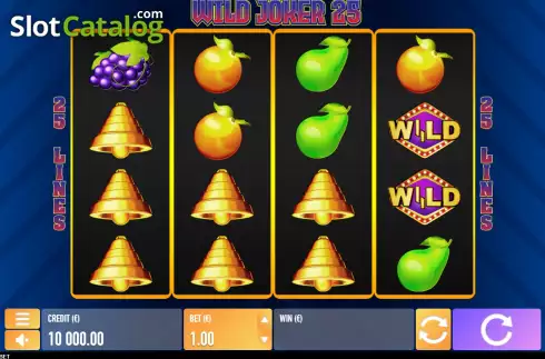 Game screen. Wild Joker 25 slot