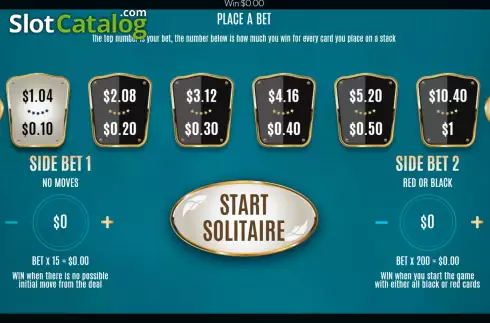 Ekran2. Casino Solitaire (Flipluck) yuvası