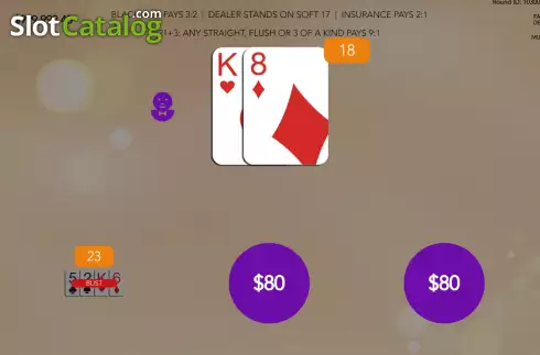 Bildschirm8. VIP American Blackjack (Flipluck) slot