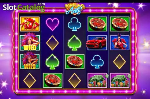 Win screen 2. Vegas Aces slot