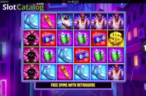 Reels screen. Ace of Raves slot