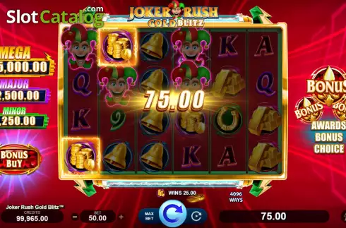 Win screen 2. Joker Rush Gold Blitz slot