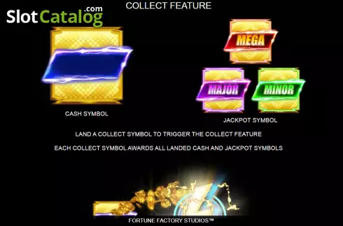 Collect feature screen. Joker Rush Gold Blitz slot