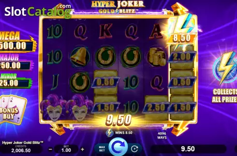 Skärmdump3. Hyper Joker Gold Blitz slot